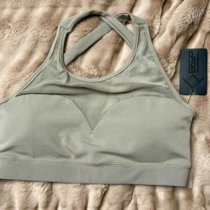 NWT sports bra gray